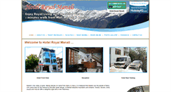 Desktop Screenshot of hotelroyalmanali.com